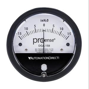 PROSENSE DGA-15B Differenzdruckmessgerät, 4 Zoll Zifferblattdurchmesser, -15.0 bis +15.0 Zoll Wassersäule | CV7NQZ
