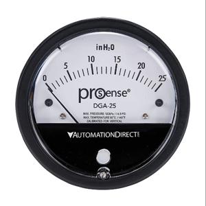 PROSENSE DGA-25 Differential Pressure Gauge, 4 Inch Dial Dia., 0 To 25.0 Inch Of Water Column | CV7NRB