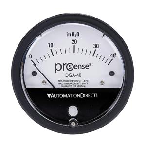 PROSENSE DGA-40 Differential Pressure Gauge, 4 Inch Dial Dia., 0 To 40.0 Inch Of Water Column | CV7NRD