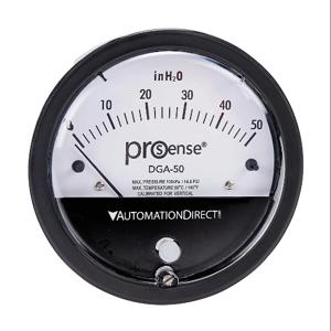 PROSENSE DGA-50 Differential Pressure Gauge, 4 Inch Dial Dia., 0 To 50.0 Inch Of Water Column | CV7NRE