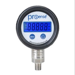 PROSENSE DPG1-100 Digital Pressure Gauge, 0 To 100 Psig, 0.5 Perc. Of Full Scale Accuracy | CV7NRF
