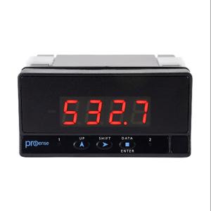 PROSENSE DPM2-E-2R-HL Digital Panel Meter, 1/8 Inch Size, 14mm 4-Digit Red Led, AC/DC Current Or Voltage Input | CV7TLE