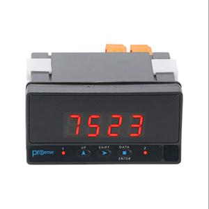 PROSENSE DPM2-P-2R-HL Digital Panel Meter, 1/8 D Inch Size, 14mm 4-Digit Red Led, Pulse And Frequency Input | CV7TLJ