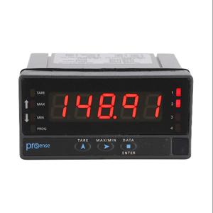 PROSENSE DPM3-AT-2R-H Digital Panel Meter, 1/8 D Inch Size, 14mm 5-Digit Tri-Color Led, Analog | CV7TLL