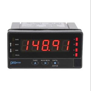 PROSENSE DPM3-AT-4R-H Digital Panel Meter, 1/8 D Inch Size, 14mm 5-Digit Tri-Color Led, Analog | CV7TLN