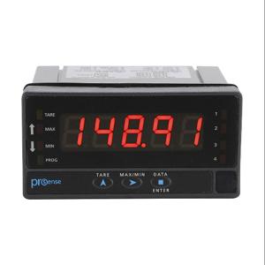 PROSENSE DPM3-AT-A-L Digital Panel Meter, 1/8 D Inch Size, 14mm 5-Digit Tri-Color Led, Analog | CV7TLU