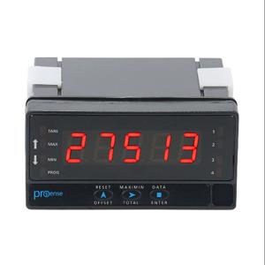 PROSENSE DPM3-P-L Digital Panel Meter, 1/8 D Inch Size, 14mm 5-Digit Tri-Color Led | CV7TME