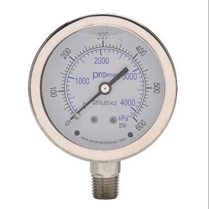 PROSENSE G25-SL600-4LS Mechanical Pressure Gauge, 2.5 Inch Dia., 0 To 600 Psig/0 To 4200 Kpa | CV7NWK