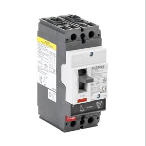 GLADIATOR GCB100S-2FF100LL Molded Case Circuit Breaker, 100A Frame, 100A, 600Y/ 480 VAC/ 250 VDC, 2-Pole | CV7TWF