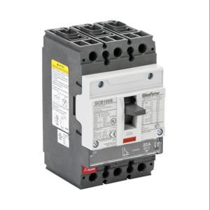 GLADIATOR GCB100S-3FF20LL Molded Case Circuit Breaker, 100A Frame, 20A, 600Y/ 480 VAC/ 500 VDC, 3-Pole | CV7TWV