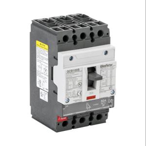 GLADIATOR GCB100S-3FF30LL Molded Case Circuit Breaker, 100A Frame, 30A, 600Y/ 480 VAC/ 500 VDC, 3-Pole | CV7TWX