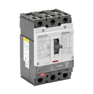 GLADIATOR GCB150H-3FF150LL Molded Case Circuit Breaker, 150A Frame, 150A, 600 VAC/ 600 VDC, 3-Pole | CV7TXH