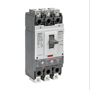 GLADIATOR GCB600H-3AA500LL Molded Case Circuit Breaker, 600A Frame, 500A, 600 VAC/ 600 VDC, 3-Pole | CV7TYF