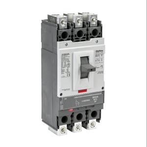 GLADIATOR GCB600S-3FF600LL Molded Case Circuit Breaker, 600A Frame, 600A, 600 VAC/ 600 VDC, 3-Pole | CV7TYL
