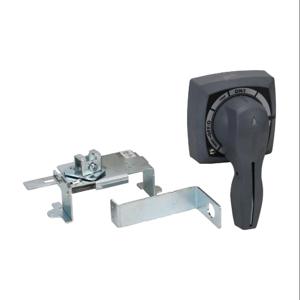GLADIATOR GCBX1-EHR-N12-GY Rotary Handle, Pistol, Gray, External Front Mount, 2-Position, Lockable In On-Off | CV7PZU