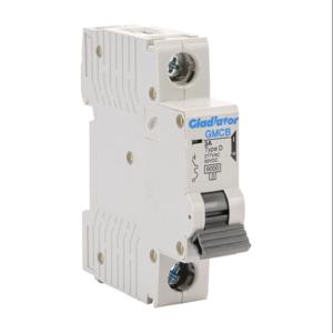 GLADIATOR GMCB-1D-3 Miniature Supplementary Protector, 3A, 277 VAC/ 60 VDC, 1-Pole, D Curve, Thermal Magnetic | CV7VXW