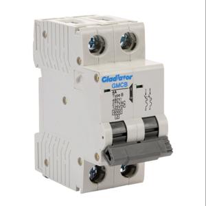 GLADIATOR GMCB-2B-4 Miniature Supplementary Protector, 4A, 480Y/ 277 VAC/ 125 VDC, 2-Pole, B Curve | CV7VYT