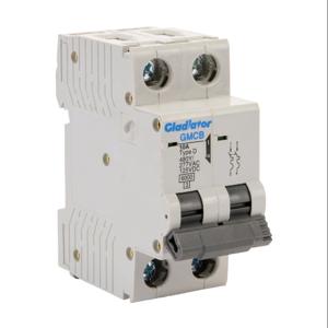 GLADIATOR GMCB-2D-10 Miniature Supplementary Protector, 10A, 480Y/ 277 VAC/ 125 VDC, 2-Pole, D Curve | CV7VZV