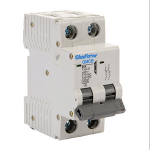 GLADIATOR GMCB-2D-25 Miniature Supplementary Protector, 25A, 480Y/ 277 VAC/ 125 VDC, 2-Pole, D Curve | CV7WAA
