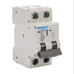 GLADIATOR GMCB-2D-4 Miniature Supplementary Protector, 4A, 480Y/ 277 VAC/ 125 VDC, 2-Pole, D Curve | CV7WAE