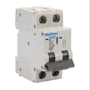 GLADIATOR GMCB-2D-6 Miniature Supplementary Protector, 6A, 480Y/ 277 VAC/ 125 VDC, 2-Pole, D Curve | CV7WAJ
