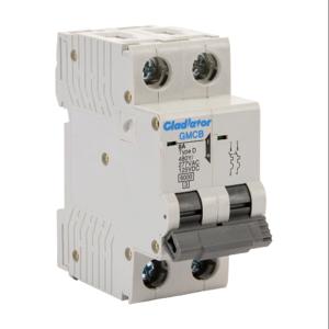 GLADIATOR GMCB-2D-8 Miniature Supplementary Protector, 8A, 480Y/ 277 VAC/ 125 VDC, 2-Pole, D Curve | CV7WAL