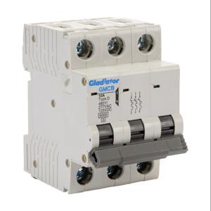 GLADIATOR GMCB-3D-10 Miniature Supplementary Protector, 10A, 480Y/ 277 VAC/ 125 VDC, 3-Pole, D Curve | CV7WCA