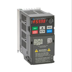 DURAPULSE GS21-10P5 General Purpose Drive, Enclosed, 120 VAC, 1/2Hp With 1-Phase Input, A3 Frame | CV7BCV