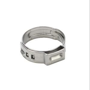 NITRA HCSS-12 Hose Clamp, Interlocking Ear, 0.654-0.780 Inch Dia., 304 Stainless Steel, Pack Of 10 | CV7QML