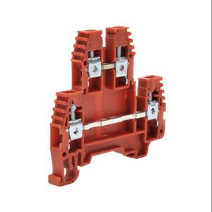 KONNECT-IT KN-D10RED-25 Terminal Block, Red, 30A, 35mm Din Rail Mount, Pack Of 25 | CV8CWD