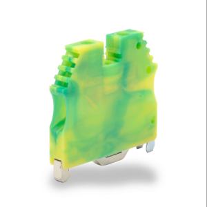 KONNECT-IT KN-G10 Grounding Terminal Block, Green And Yellow, 35mm Din Rail Mount, Pack Of 50 | CV8CXY