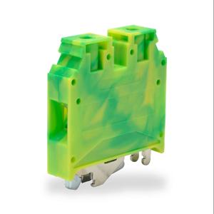 KONNECT-IT KN-G4-10 Erdungsklemmenblock, grün und gelb, 35-mm-DIN-Schienenmontage, 10er-Pack | CV8CYK
