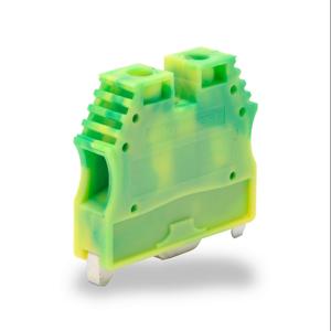 KONNECT-IT KN-G8 Grounding Terminal Block, Green And Yellow, 35mm Din Rail Mount, Pack Of 25 | CV8CYL