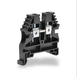 KONNECT-IT KN-T10BLK Terminal Block, 26-10 Awg, Black, 30A, 35mm Din Rail Mount, Pack Of 100 | CV7DFZ