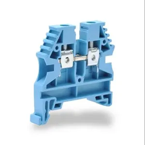 KONNECT-IT KN-T10BLU Terminal Block, 26-10 Awg, Blue, 30A, 35mm Din Rail Mount, Pack Of 100 | CV7DGB