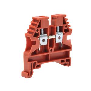 KONNECT-IT KN-T10RED-25 Terminal Block, 26-10 Awg, Red, 30A, 35mm Din Rail Mount, Pack Of 25 | CV7DGN