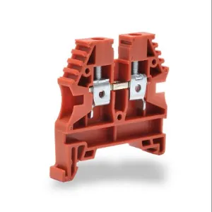 KONNECT-IT KN-T10RED Terminal Block, 26-10 Awg, Red, 30A, 35mm Din Rail Mount, Pack Of 100 | CV7DGM