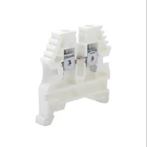 KONNECT-IT KN-T10WHT-25 Terminal Block, 26-10 Awg, White, 30A, 35mm Din Rail Mount, Pack Of 25 | CV7DGQ