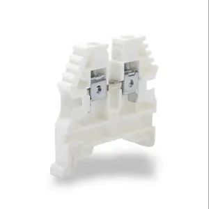 KONNECT-IT KN-T10WHT Terminal Block, 26-10 Awg, White, 30A, 35mm Din Rail Mount, Pack Of 100 | CV7DGP