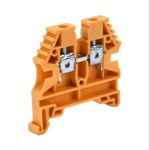 KONNECT-IT KN-T10YEL-20 Terminal Block, 26-10 Awg, Yellow, 30A, 35mm Din Rail Mount, Pack Of 20 | CV8CZW