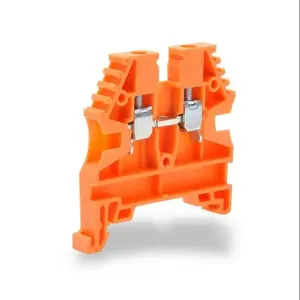 KONNECT-IT KN-T12ORG Terminal Block, 26-12 Awg, Orange, 20A, 35mm Din Rail Mount, Pack Of 100 | CV7DGZ