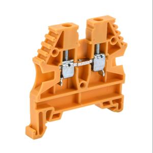 KONNECT-IT KN-T12YEL-100 Terminal Block, 26-12 Awg, Yellow, 20A, 35mm Din Rail Mount, Pack Of 100 | CV8DAT