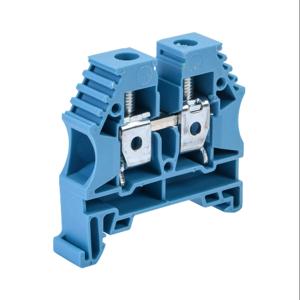 KONNECT-IT KN-T6BLU-50 Klemmenblock, 16–6 Awg, blau, 65 A, 35 mm DIN-Schienenmontage, 50 Stück | CV8DBB