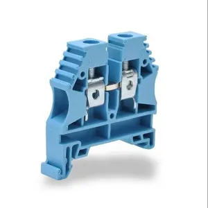 KONNECT-IT KN-T8BLU Terminal Block, 26-8 Awg, Blue, 50A, 35mm Din Rail Mount, Pack Of 100 | CV7DHP