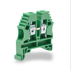 KONNECT-IT KN-T8GRN Terminal Block, 26-8 Awg, Green, 50A, 35mm Din Rail Mount, Pack Of 100 | CV7DHT