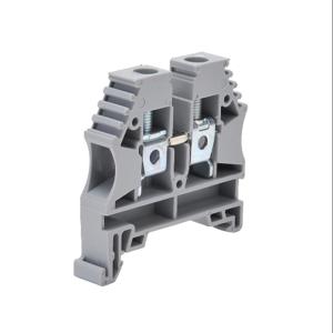 KONNECT-IT KN-T8GRY-25 Terminal Block, 26-8 Awg, Gray, 50A, 35mm Din Rail Mount, Pack Of 25 | CV7DHW