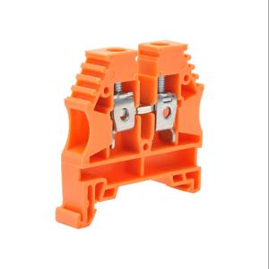 KONNECT-IT KN-T8ORG-25 Terminal Block, 26-8 Awg, Orange, 50A, 35mm Din Rail Mount, Pack Of 25 | CV7DHY
