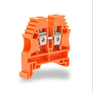 KONNECT-IT KN-T8ORG Terminal Block, 26-8 Awg, Orange, 50A, 35mm Din Rail Mount, Pack Of 100 | CV7DHX