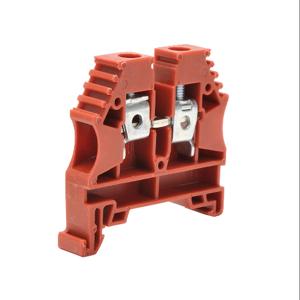 KONNECT-IT KN-T8RED-25 Terminal Block, 26-8 Awg, Red, 50A, 35mm Din Rail Mount, Pack Of 25 | CV7DJA