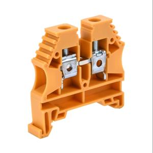 KONNECT-IT KN-T8YEL-60 Terminal Block, 26-8 Awg, Yellow, 50A, 35mm Din Rail Mount, Pack Of 60 | CV8DCN